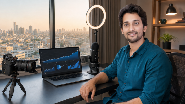 YouTube SEO Tips for Pakistani Creators - How to Rank Your Videos – Pakistani YouTuber studio portrait